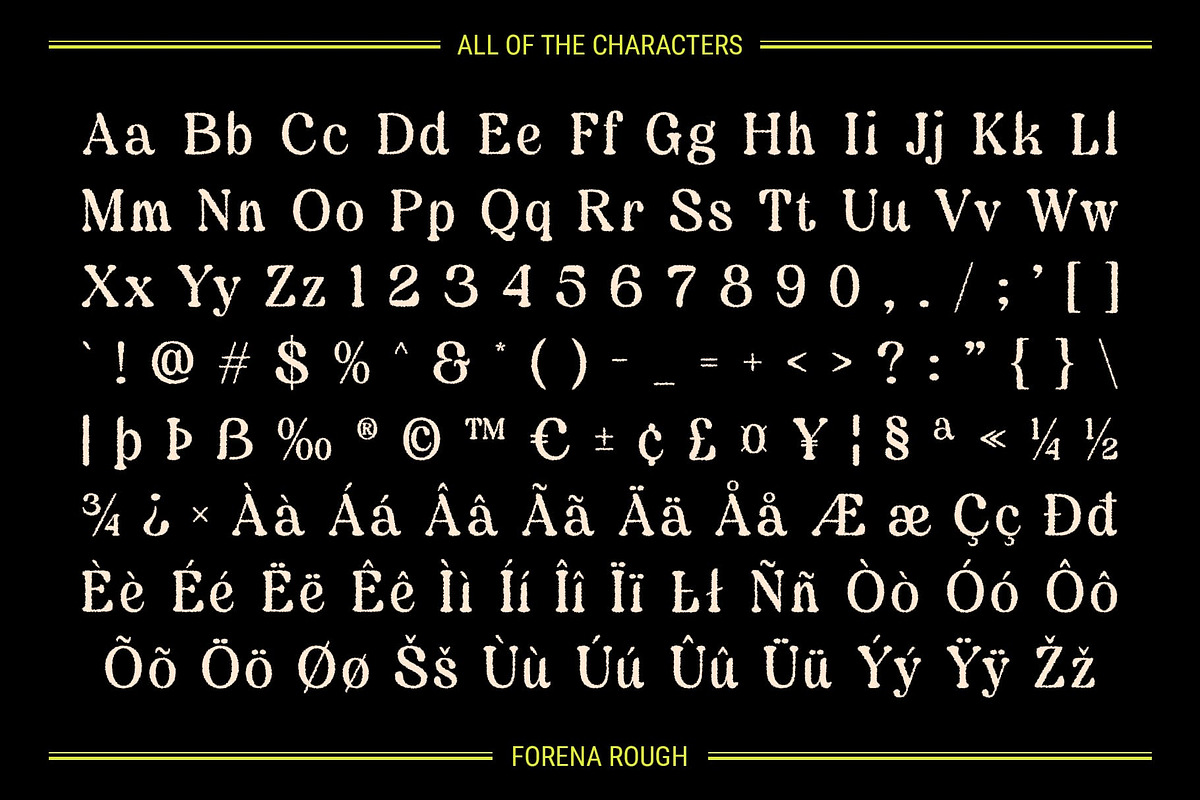 Forena Rough, a Serif Font by Craft Supply Co. (Photo 8 of 8)