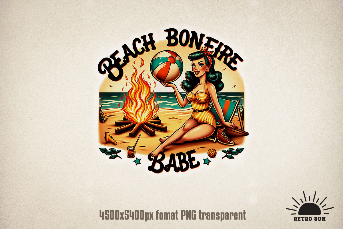 Retro Pin-Up Sublimation Bundle, an Object Graphic by GlitterCraft (Photo 18 of 20)