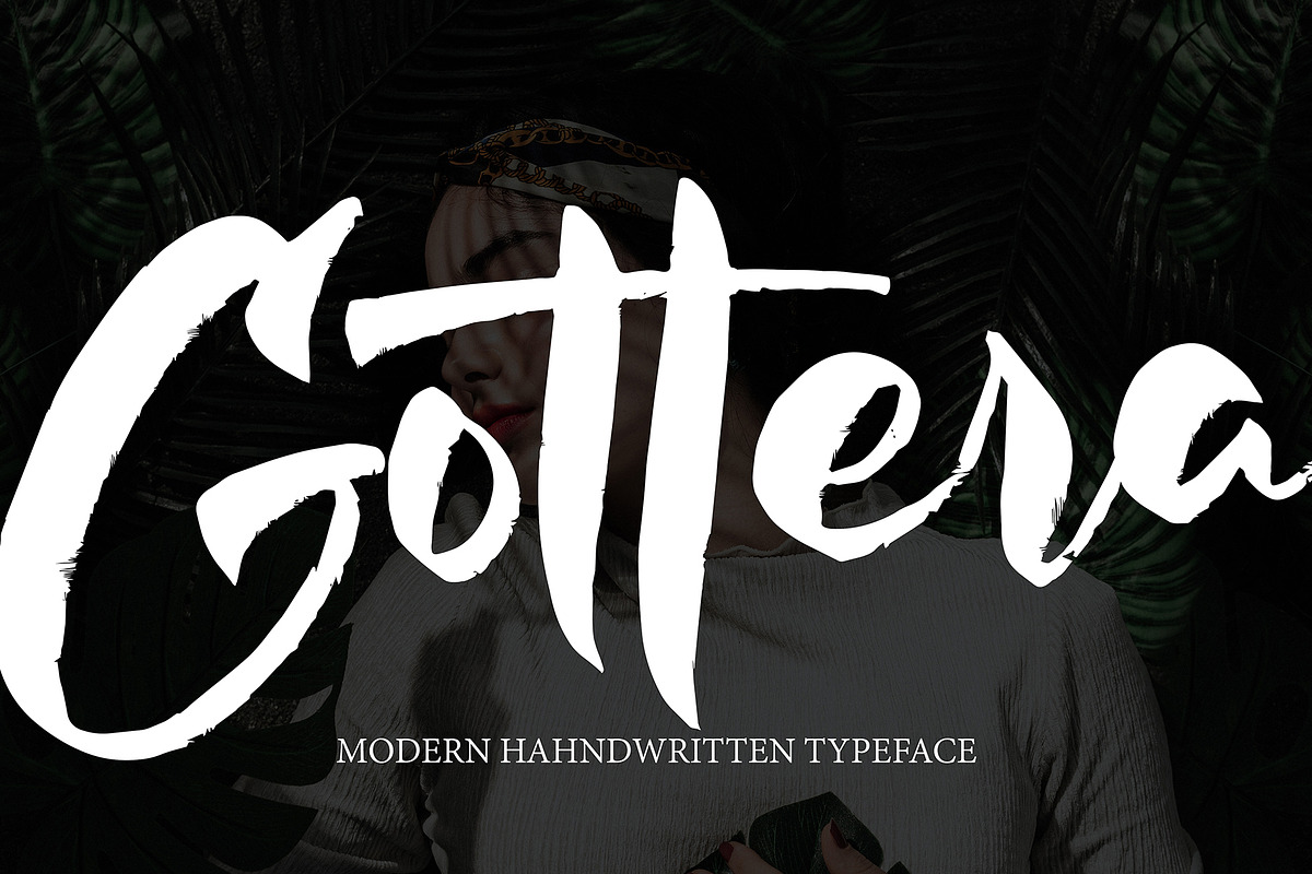 Gottera, a Script Font by pineungtype (Photo 1 of 7)