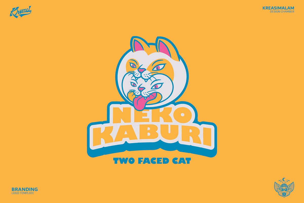 Neko Kaburi Logo Template, a Branding & Logo Template by Kreasi Malam (Photo 1 of 9)