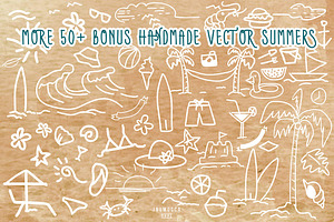 Summers Typeface BONUS Vector