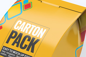 Carton Box Pack Mock-Up