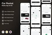 Car Rental Mobile App UI Kit, an UI Kit Template by Betush (Thumbnail 2 of 3)