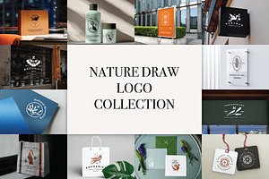 Nature Draw Logo Collection, a Branding & Logo Template by Design_Planet