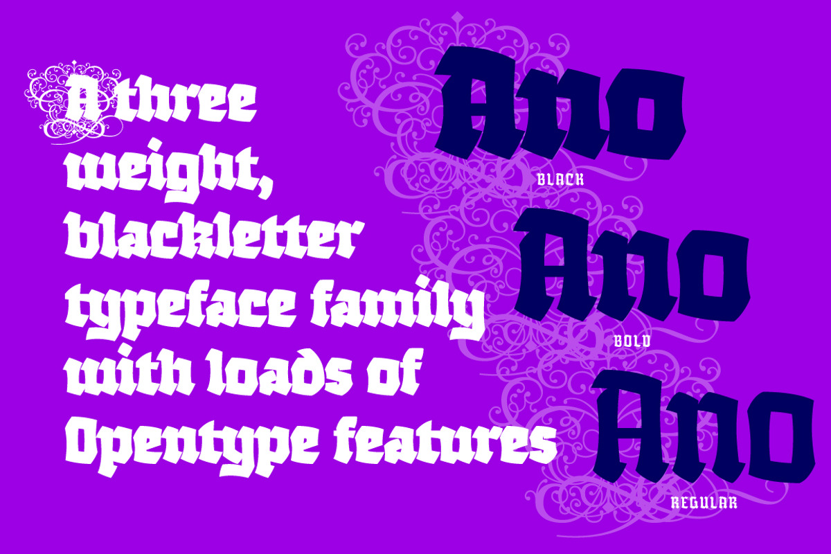 Wobegone, a Blackletter Font by Typogama (Photo 2 of 14)