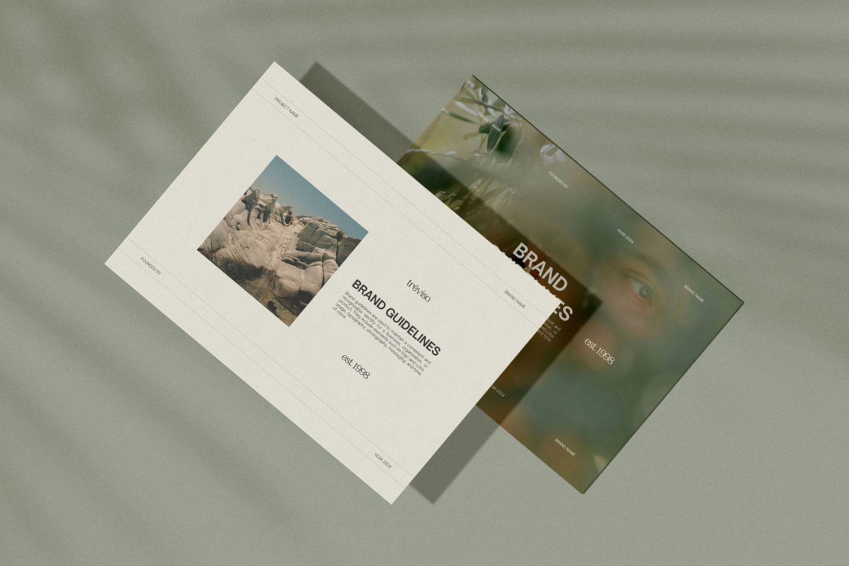Brand Guidelines Canva Template, a Presentation Template by Amaré Creative