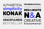 Izmir Font Family, a Sans Serif Font by Ahmet Altun (Thumbnail 6 of 7)
