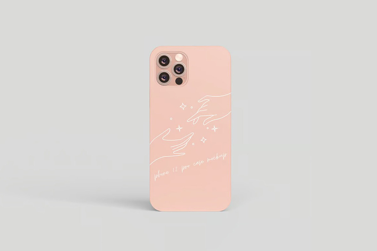 Phone 12 Pro Case Mockup, an iPhone Mockup by Se٧enStudio (Photo 4 of 5)