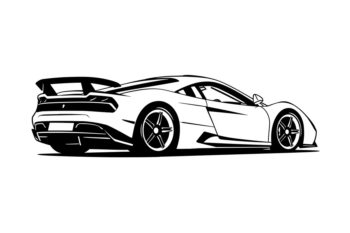 Fast Car Silhouette bundle, an Illustration by Designer_Momina (Photo 2 of 9)