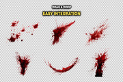 PNG Cutout Blood Splatters Effects, an Object Graphic by Mikel Blazgad (Thumbnail 3 of 10)