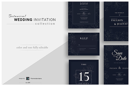 Wedding Invitation Suite, an Invitation Template by ThemeDevisers