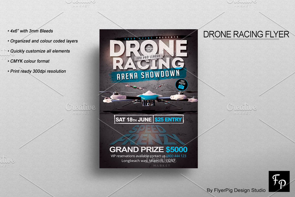 Drone Flyer, a Flyer Template by FlyerPig (Photo 2 of 3)