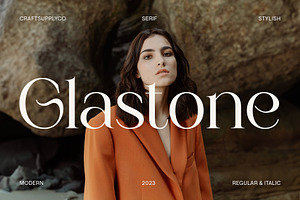 Glastone - Modern Serif Typeface