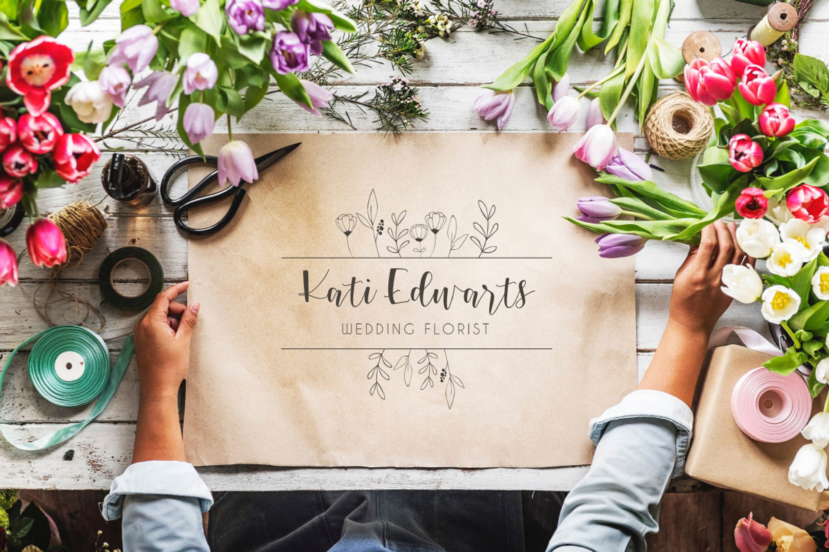 SALE!  Floral Scent LOGO CREATOR, a Branding & Logo Template by Katya_lu (Photo 10 of 11)