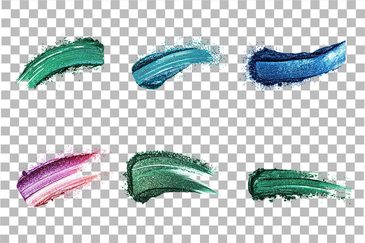 Colorful Brush Strokes Clipart, a Brush Add-On by Pixeness (Photo 2 of 3)