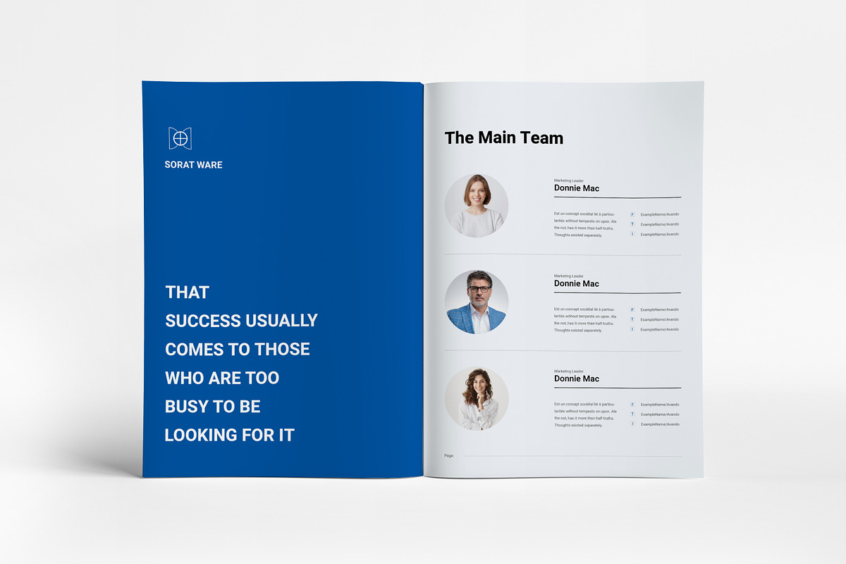 Business Plan Template I Canva, a Brochure Template by PixWork (Photo 6 of 14)