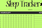 Sleep Tracker, a Print Template by AYINDE (Thumbnail 2 of 2)