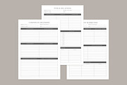 Marketing Planning Pages Set V-13, a Stationery Template by shahsoft (Thumbnail 3 of 3)