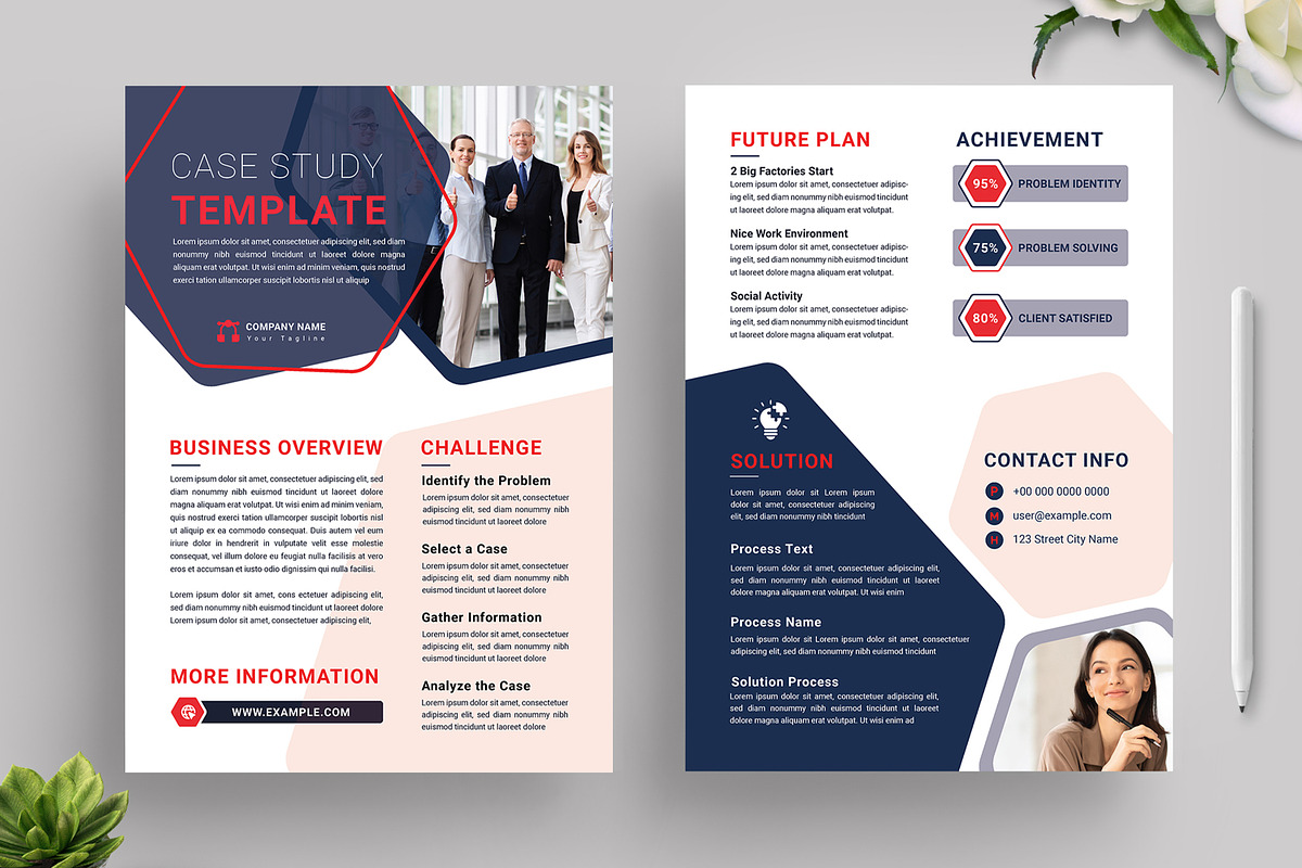 Case Study Template, a Stationery Template by MightyDesign (Photo 1 of 8)
