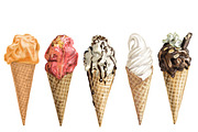 ice cream vector illustrations, a Decorative Illustration by Natalka Dmitrova art (Thumbnail 5 of 9)