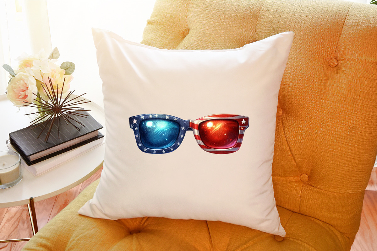 American 4th of July - Patriotic Gla, an Illustration by Sublimation Artist (Photo 6 of 6)
