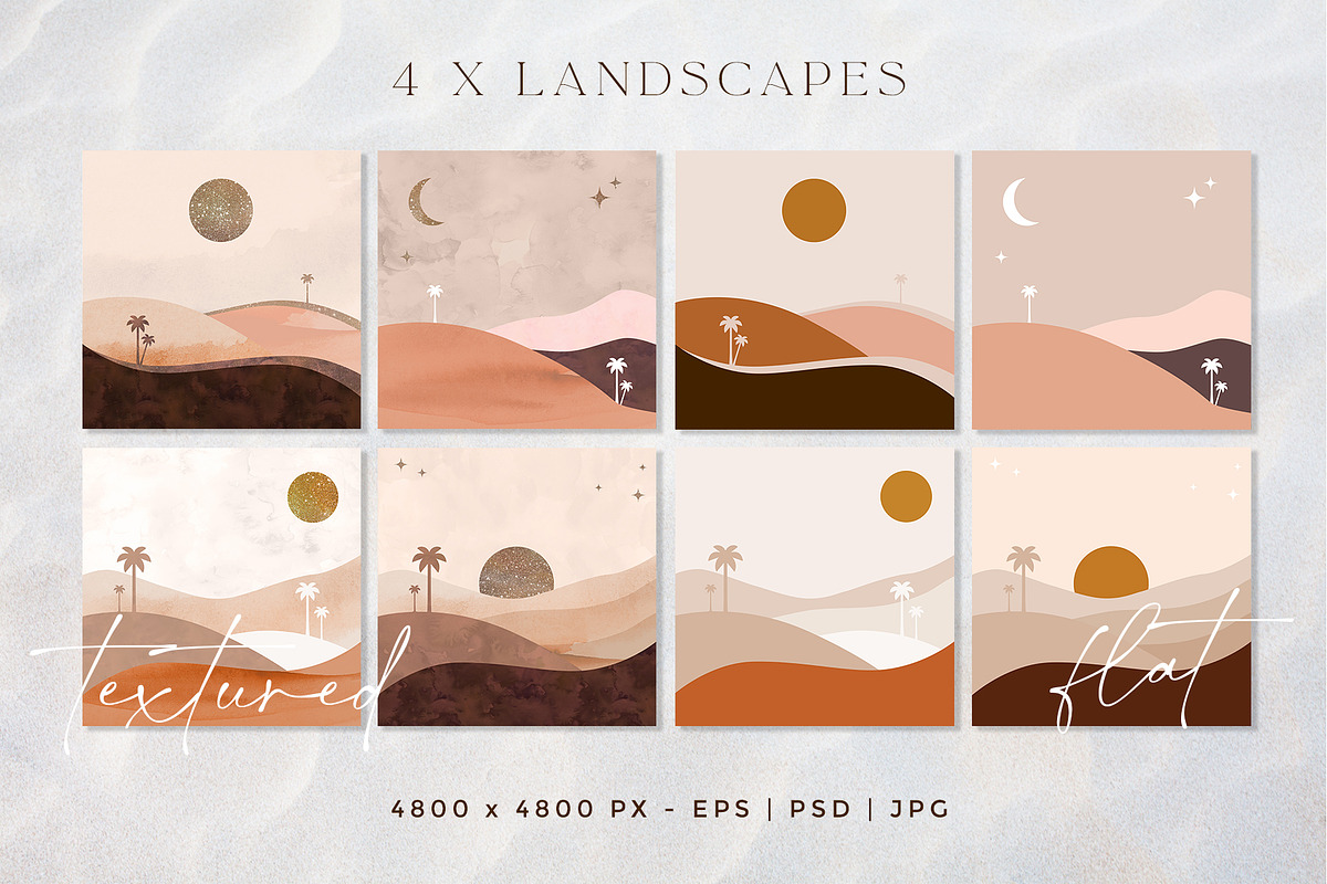 Desert Palm Collection, a Background Graphic by Carla Fern Designs (Photo 7 of 12)