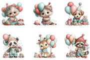 Birthday Character Tshirt Clipart, a Seasonal Illustration by CreationArt (Thumbnail 3 of 5)