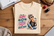 Silver Hair Sass Funny Aging PNG, a Seasonal Illustration by Craft Nest (Thumbnail 6 of 6)