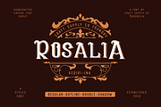 CS Rosalia + Extras, a Font by Craft Supply Co. (Thumbnail 1 of 7)
