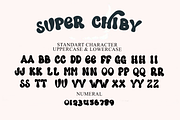 Super Chiby, a Script Font by FreshTypeINK (Thumbnail 2 of 8)