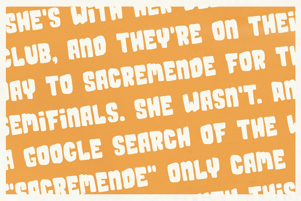 Sacremende, a Font by Lauren Ashpole (Photo 3 of 5)