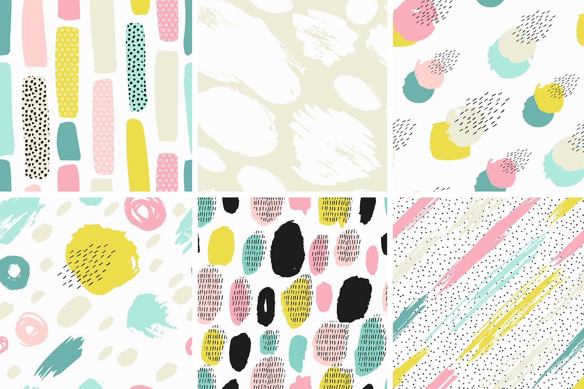 Fresh Pastel Patterns, a Pattern Graphic by Bosotochka♥Art (Photo 10 of 10)