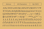 Alvinus – Elegant Font, a Serif Font by Craft Supply Co. (Thumbnail 8 of 8)
