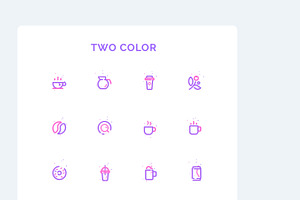 Coffee Shop Icons Set