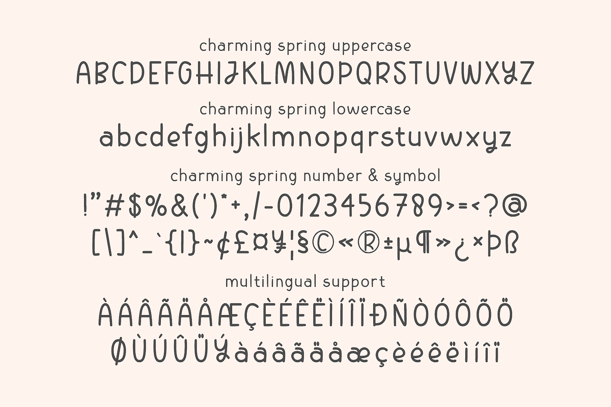 Charming Spring - Playful Kids Font, a Handwritten Font by Keithzo (Photo 6 of 6)
