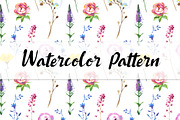Wild Flowers watercolor PNG set, a Decorative Illustration by WatercolorPNG.com (Thumbnail 5 of 13)