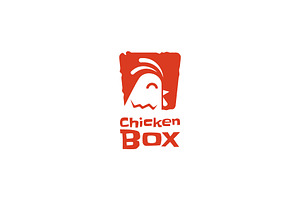 Chicken Box – Fun & Bold Food Logo, a Branding & Logo Template by Kreatiflogo