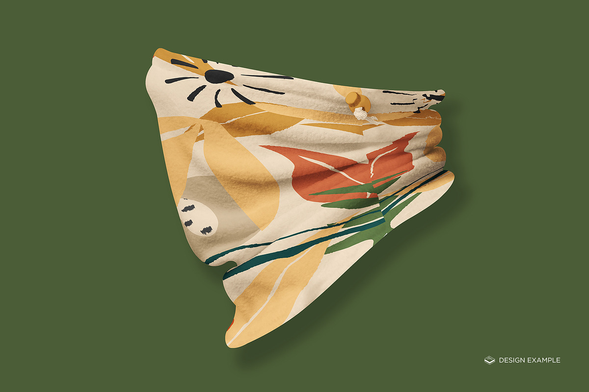 Neck Gaiter Mock-up, an Apparel Mockup by Branda Keeps (Photo 10 of 16)