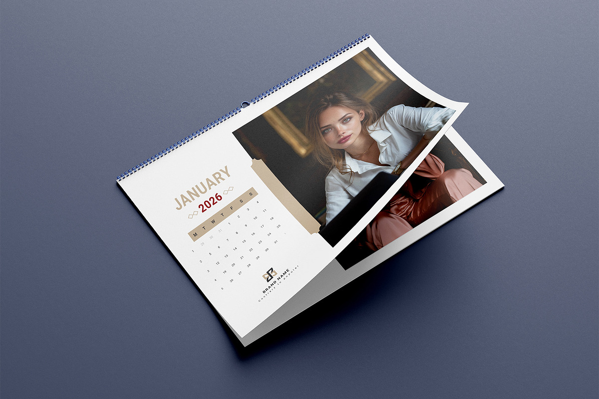 Calendar Template/Landscape 2026, a Stationery Template by Design Zone (Photo 2 of 6)