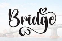 Bridge | Script Font