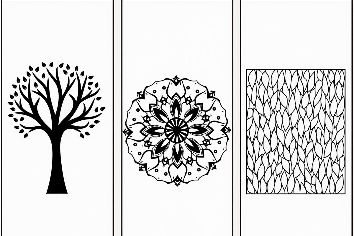 Decorative Tree Floral Nature Tile, a Decorative Illustration by Artivon (Photo 8 of 23)