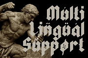 Maygers – Modern Gothic Blackletter, a Blackletter Font by RYS Design Studio (Thumbnail 6 of 12)