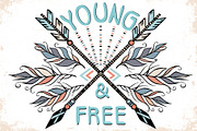 Tribal Vector Clipart. Boho set, a Decorative Illustration by Live line (Thumbnail 5 of 14)
