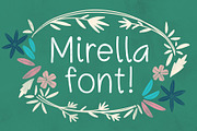 Mirella font, a Sans Serif Font by Natalia Gonzalez (Thumbnail 1 of 2)