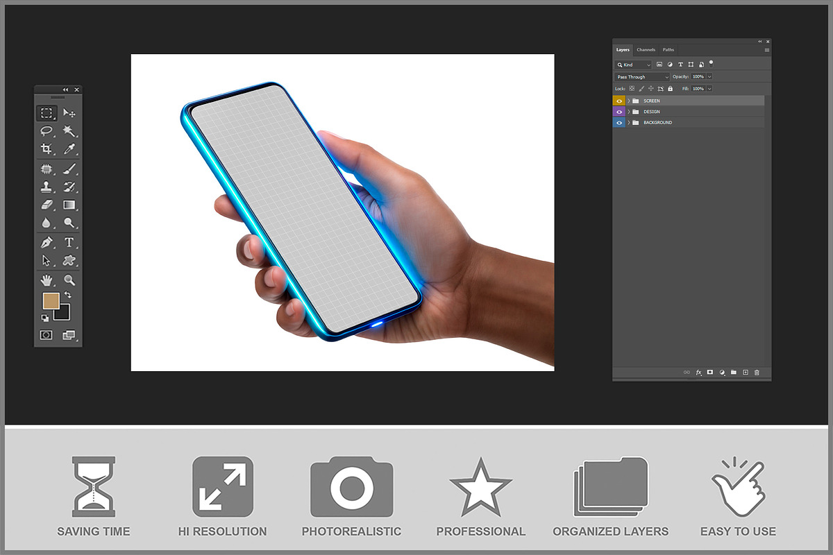 Phone Mockup Bundle - 8 PSD files, an iPhone Mockup by Bruno's Shop (Photo 2 of 3)