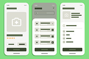 Modern Mobile App UI UX Wireframe, a Wireframe Template by MightyDesign (Thumbnail 4 of 7)