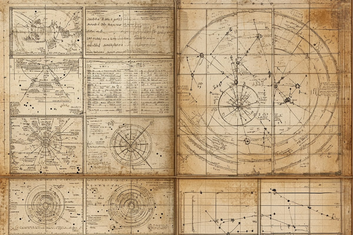 Astronomy Research Ledger Texture