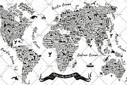 Typography World Map., an Illustration by Moloko88 (Thumbnail 3 of 7)