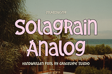 Solagrain Analog | Handwritten Font