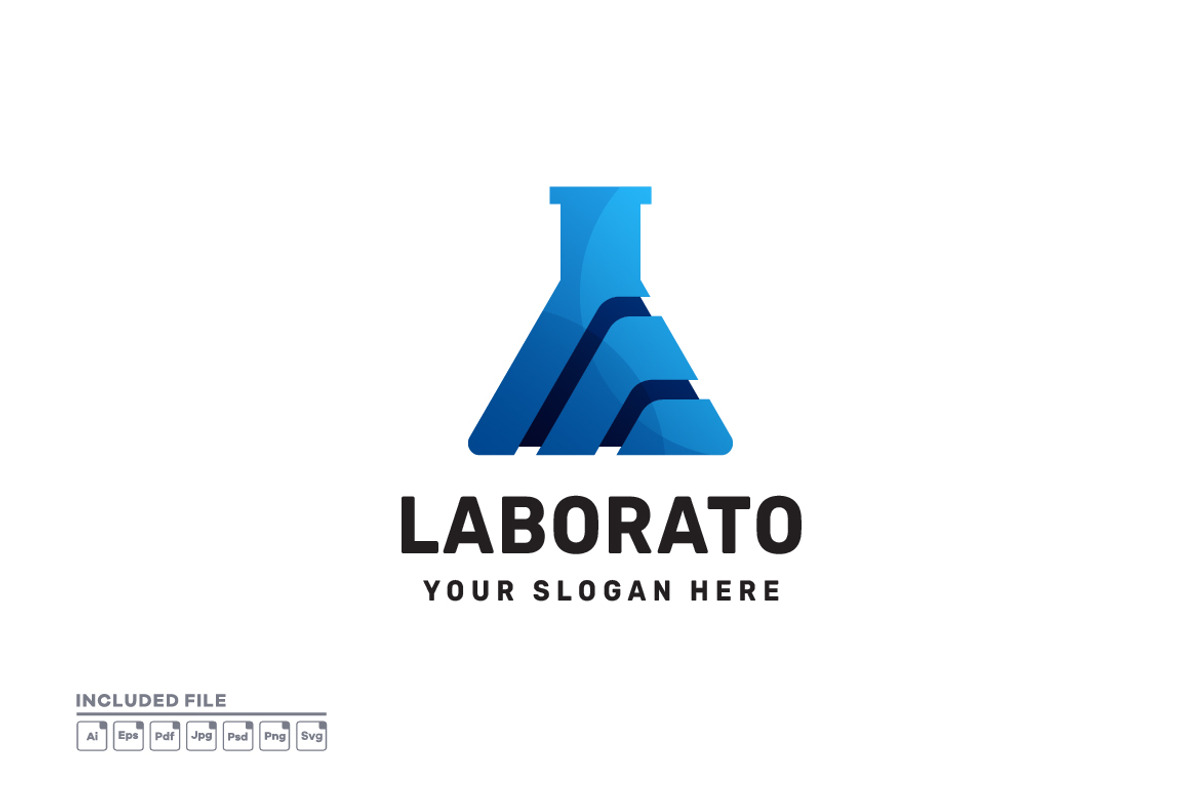 Laboratory Logo Vector Illustration, a Branding & Logo Template by yuanesei